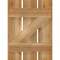 Ekena Millwork Spaced Board-n-Batten Shutters w/Z-Bar, Rough Sawn Western Red Cedar, 17 1/8W x 23H, PR RBS06Z17X023RWR - alternate 5